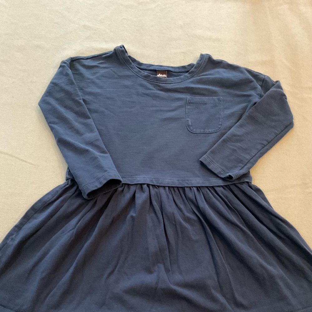 VGUC Heavy Cotton Dark Navy Tea Collection Dress/Tunic